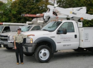electrician's truck
