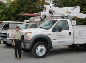 electrician's truck