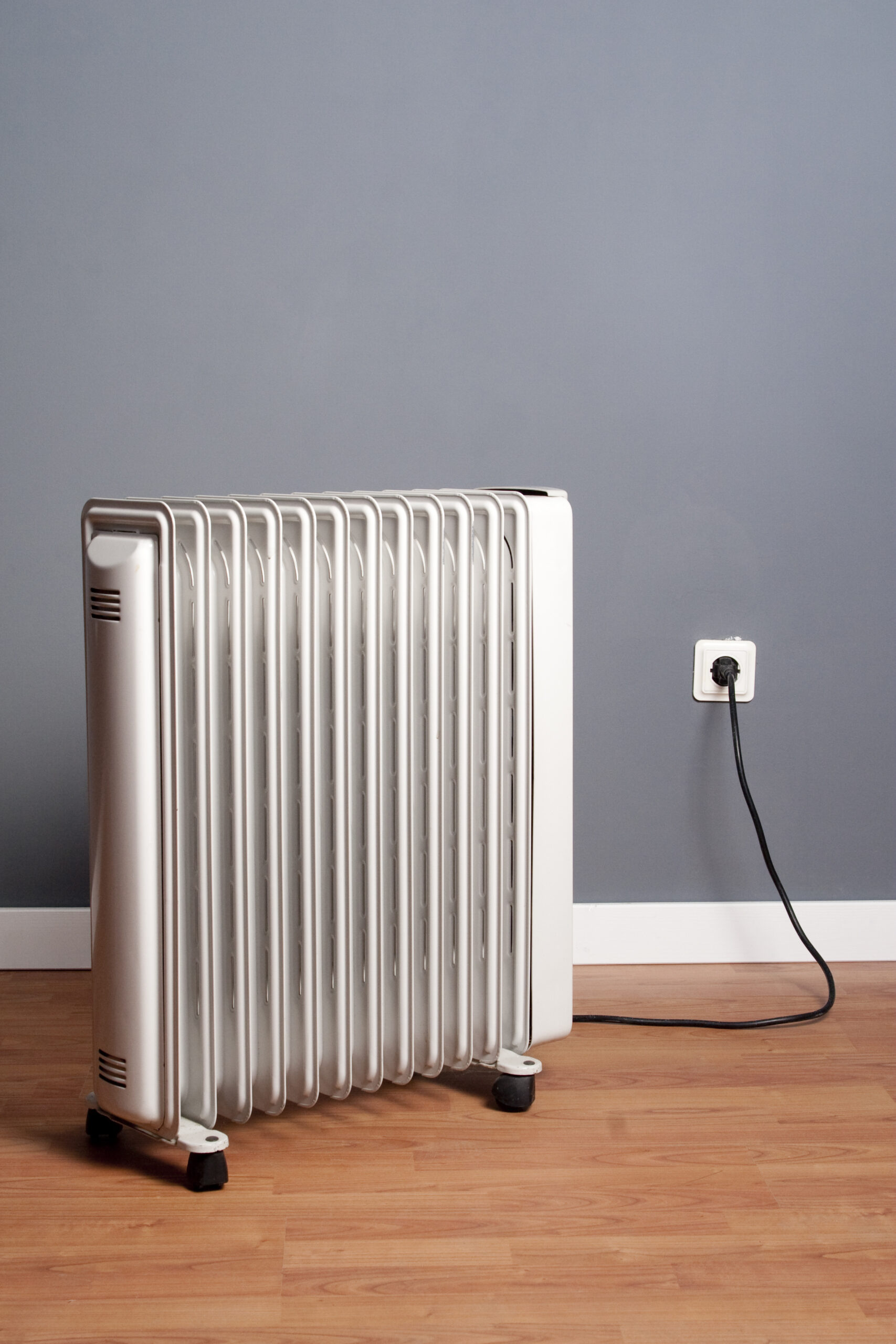 Space heaters can cause fires and electric shocks